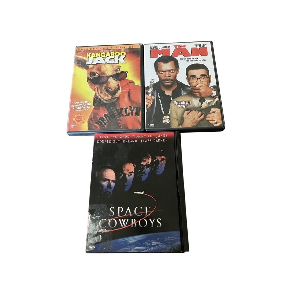 DVD Lot Kangaroo Jack/ Space Cowboys /The Man
